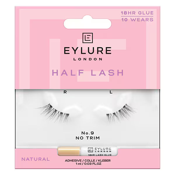 Eylure Half Lash No.9 False Eyelashes - British product