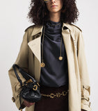 Chloé Medals scarf necklace gold-tone brass, imported from the UK