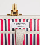 Thom Browne grained leather attaché top-handle bag (British brand)