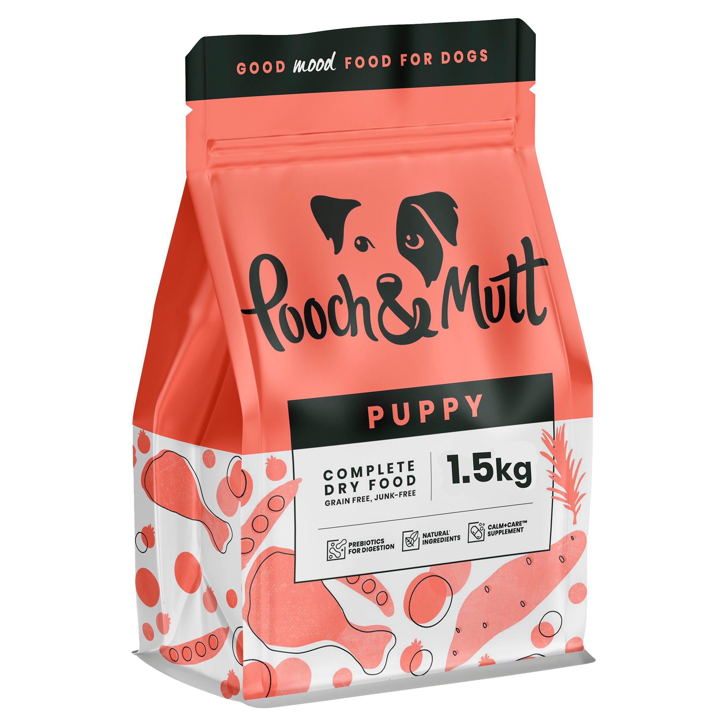 Pooch & Mutt Puppy Complete Dry Food 1.5kg Bigger packs Sainsburys   