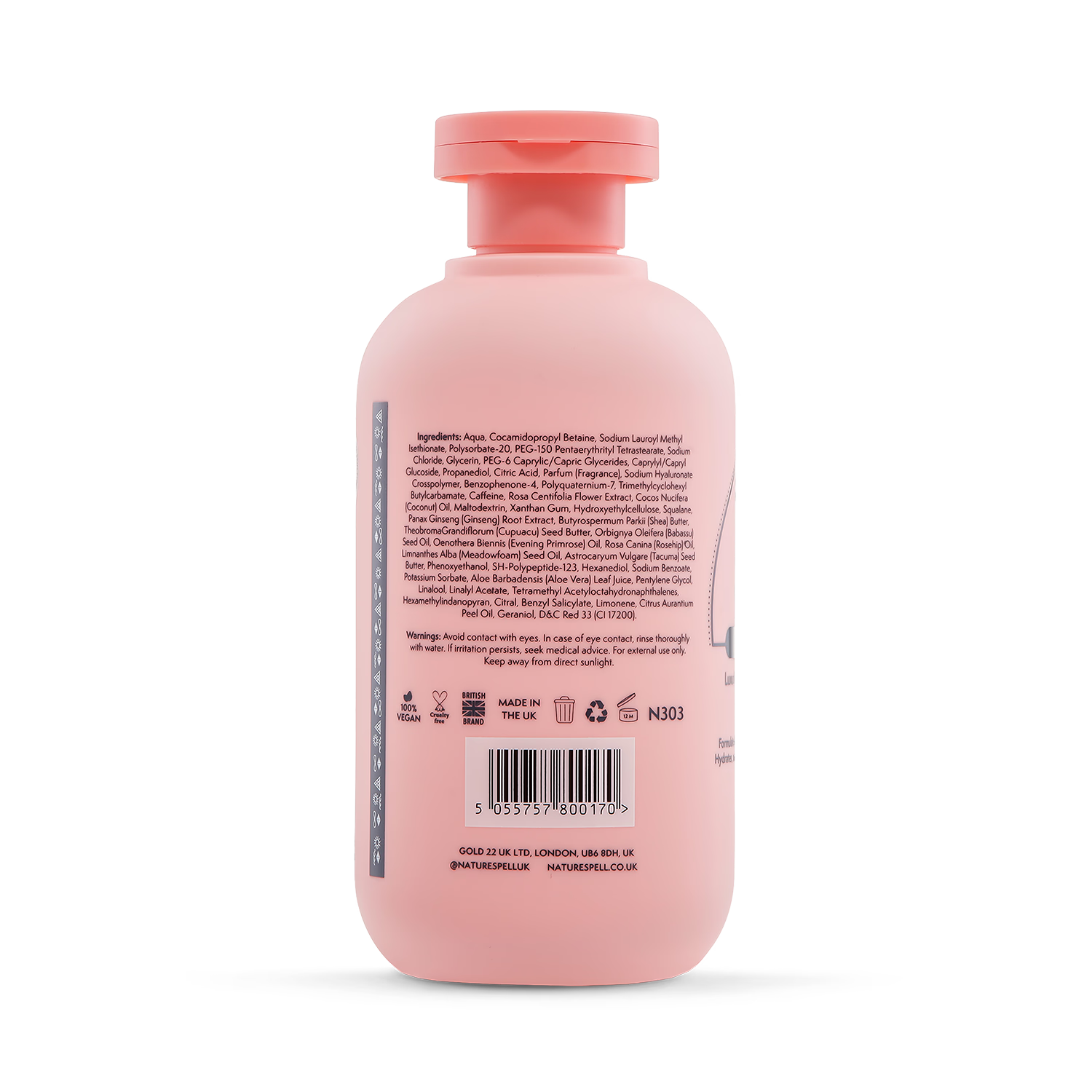 Nature Spell Tone & Tighten body wash 320 ml, UK version