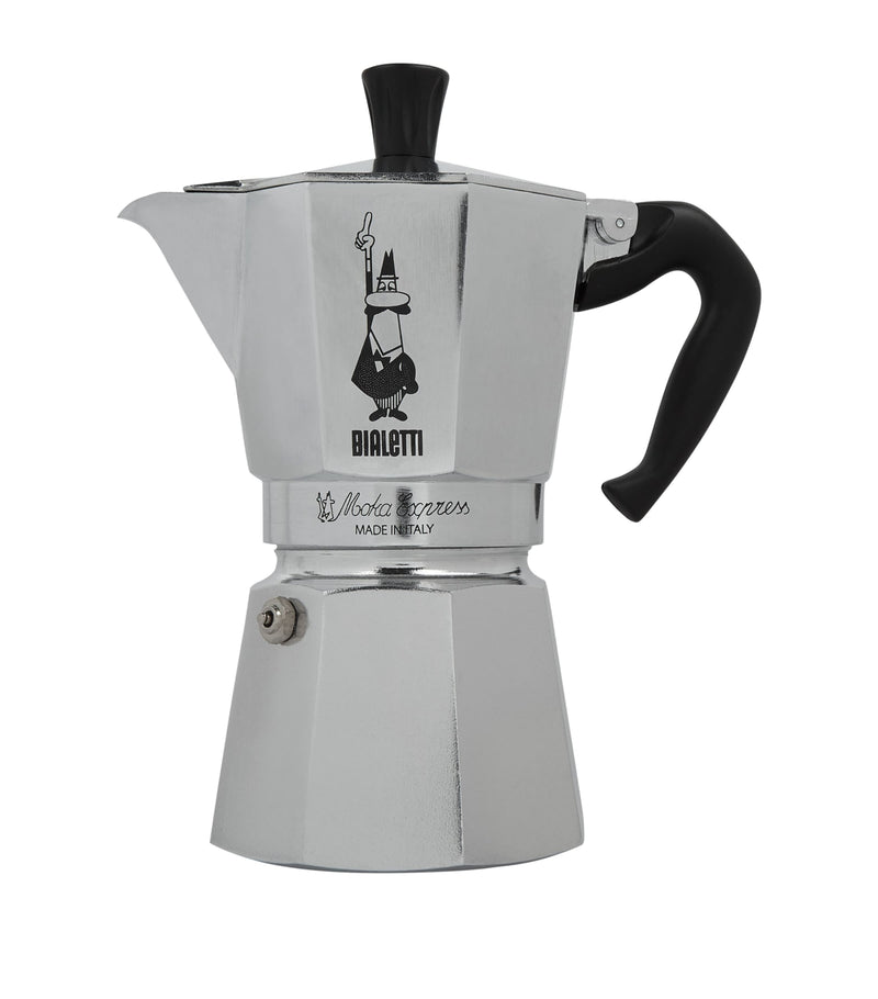Bialetti Moka Express stainless steel espresso maker - British product