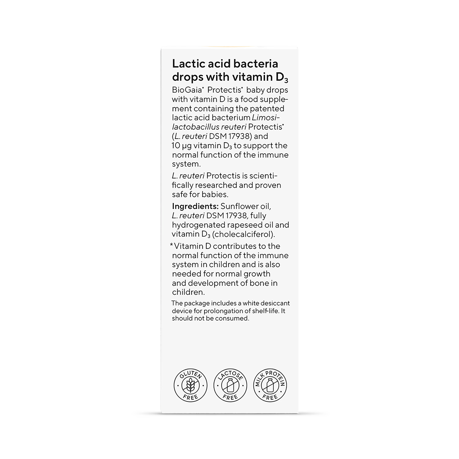 BioGaia baby drops with vitamin D3 10ml, UK version