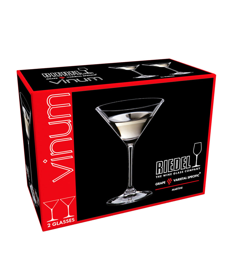 Riedel Vinum martini glasses set of 2, imported from the UK