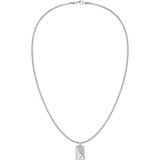 Tommy Hilfiger silver men's necklace, imported from the UK