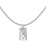 Tommy Hilfiger silver men's necklace, imported from the UK