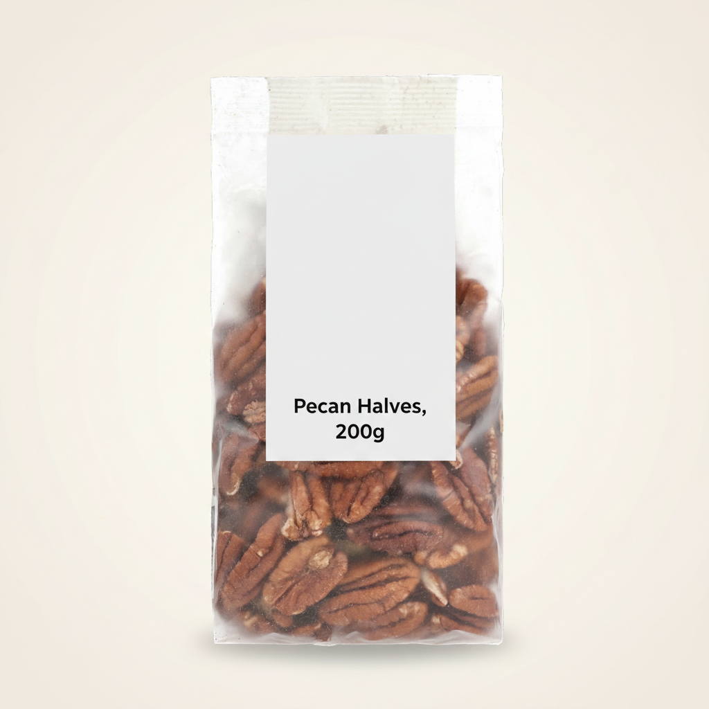 Holland & Barrett Pecan Halves Nuts 200g Pack, UK version