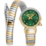 Just Cavalli watch Green Ladies Signature Snake Radiosa, imported from the UK