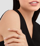 Bvlgari B.zero1 rose gold and diamond ring - British product