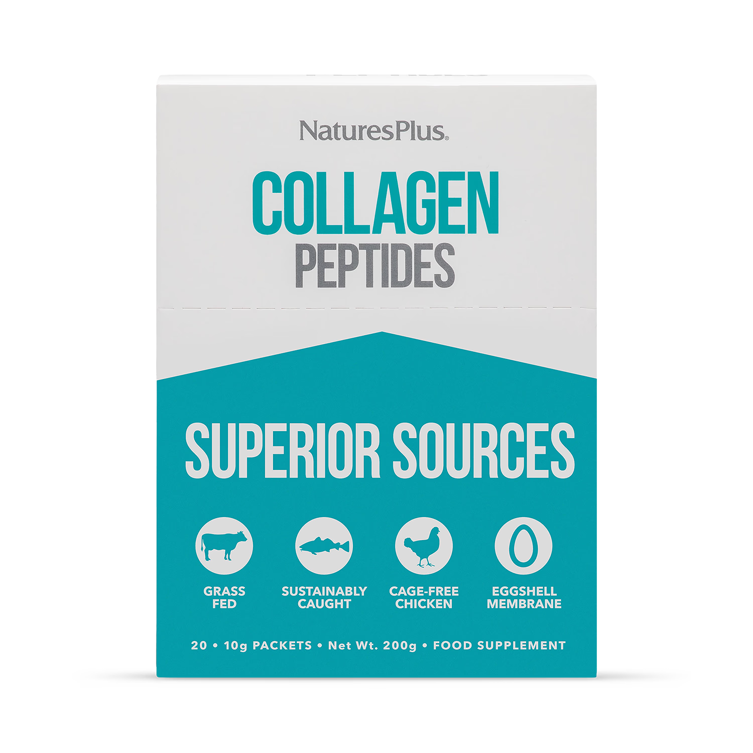 NaturesPlus collagen powder stick pack 20 sachets, UK version