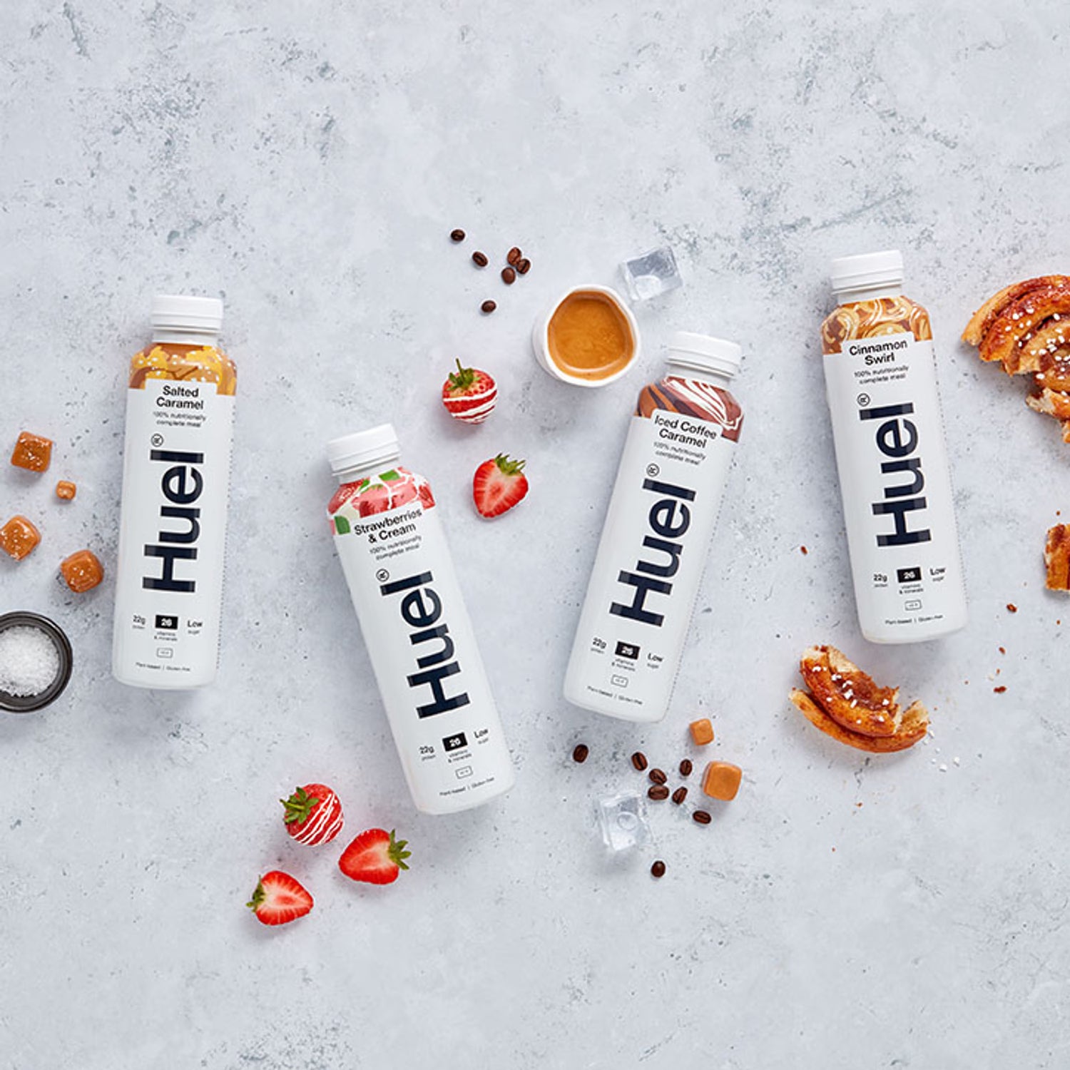 Huel Cinnamon Swirl Meal Replacement Shake 500ml, UK version