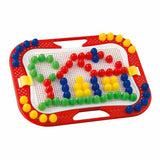 Quercetti Fantacolor Design pin-board toy with 100 pins, UK version