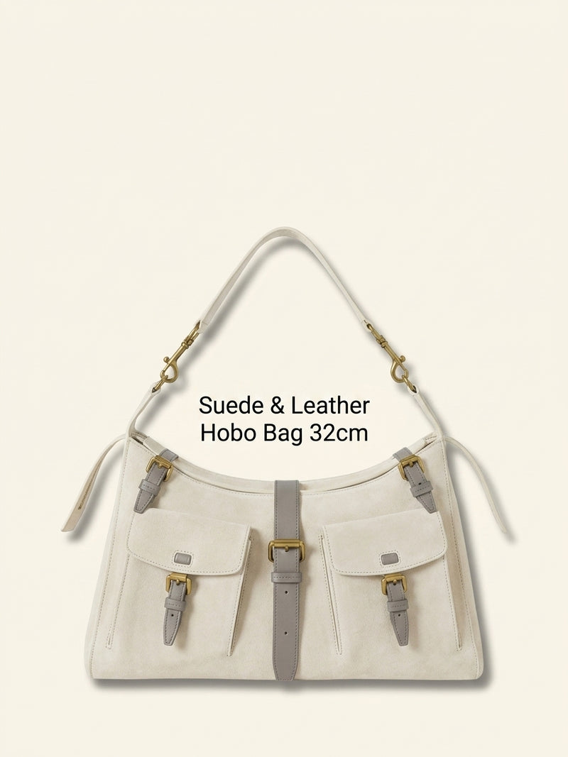 Mulberry Roxanne shoulder bag chocolate suede - British product
