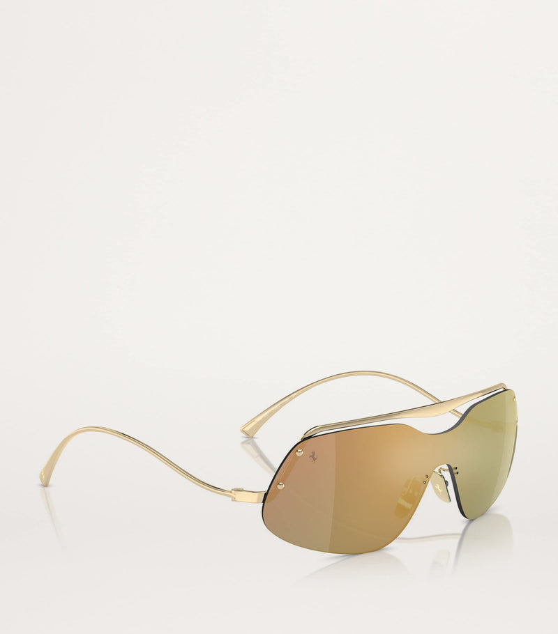 Ferrari Metal FH1007 Sunglasses with high-performance lenses, UK version