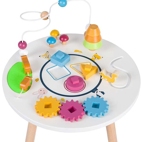 Bigjigs Toys Wooden Animal Activity Table GOODS Superdrug   