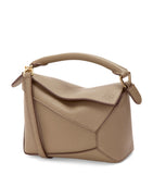 LOEWE Mini Leather Puzzle Edge top-handle bag, imported from the UK