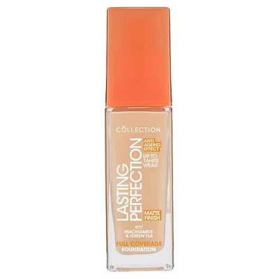 Superdrug Collection Lasting Perfection Matte Foundation 6N Cashew Neutral- Buy online at McGrocer