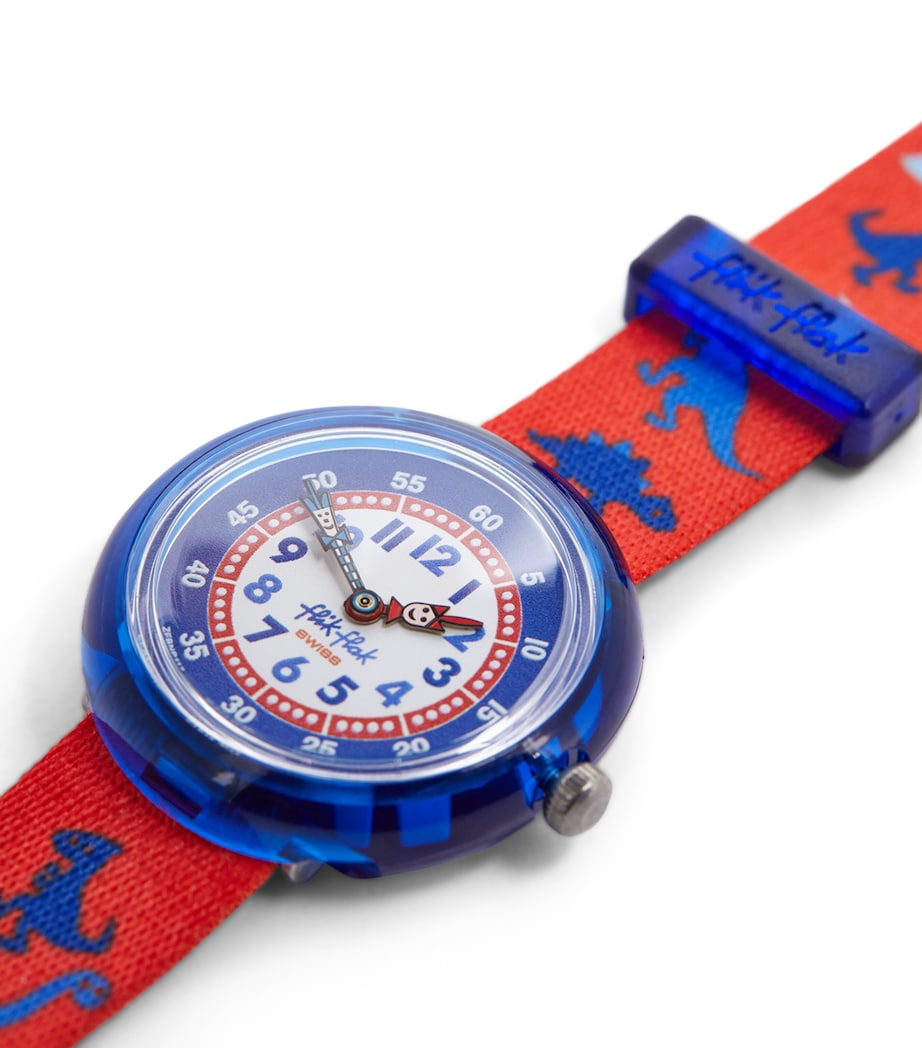 Flik Flak Dinosauritos quartz watch 31.85mm - British product