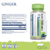 Solaray ginger root 1100mg 100 capsules, imported from the UK