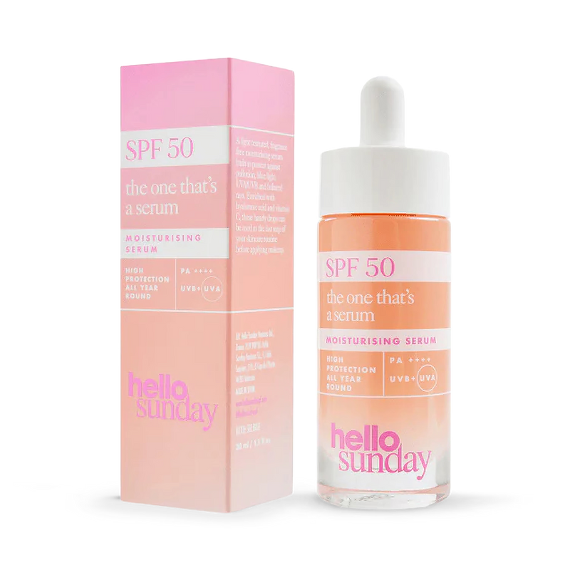 Hello Sunday SPF50 serum 30ml, imported from the UK
