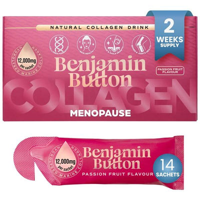 Superdrug BB Menopause Passionfruit Collagen Sachets 14-Pack, 12,000mg- Buy online at McGrocer
