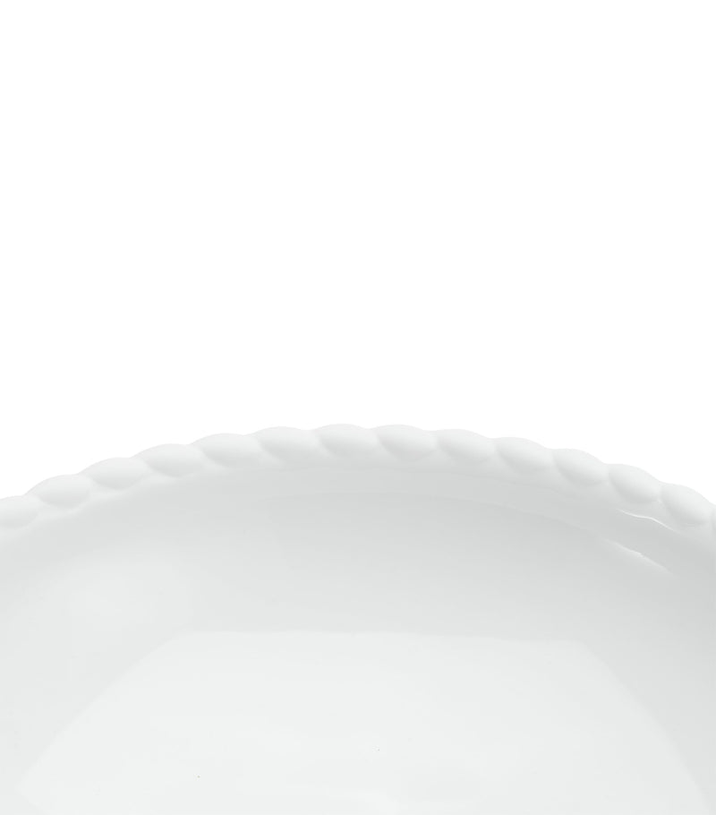 Christofle Porcelain Babylone Pasta Plate 21cm - British product