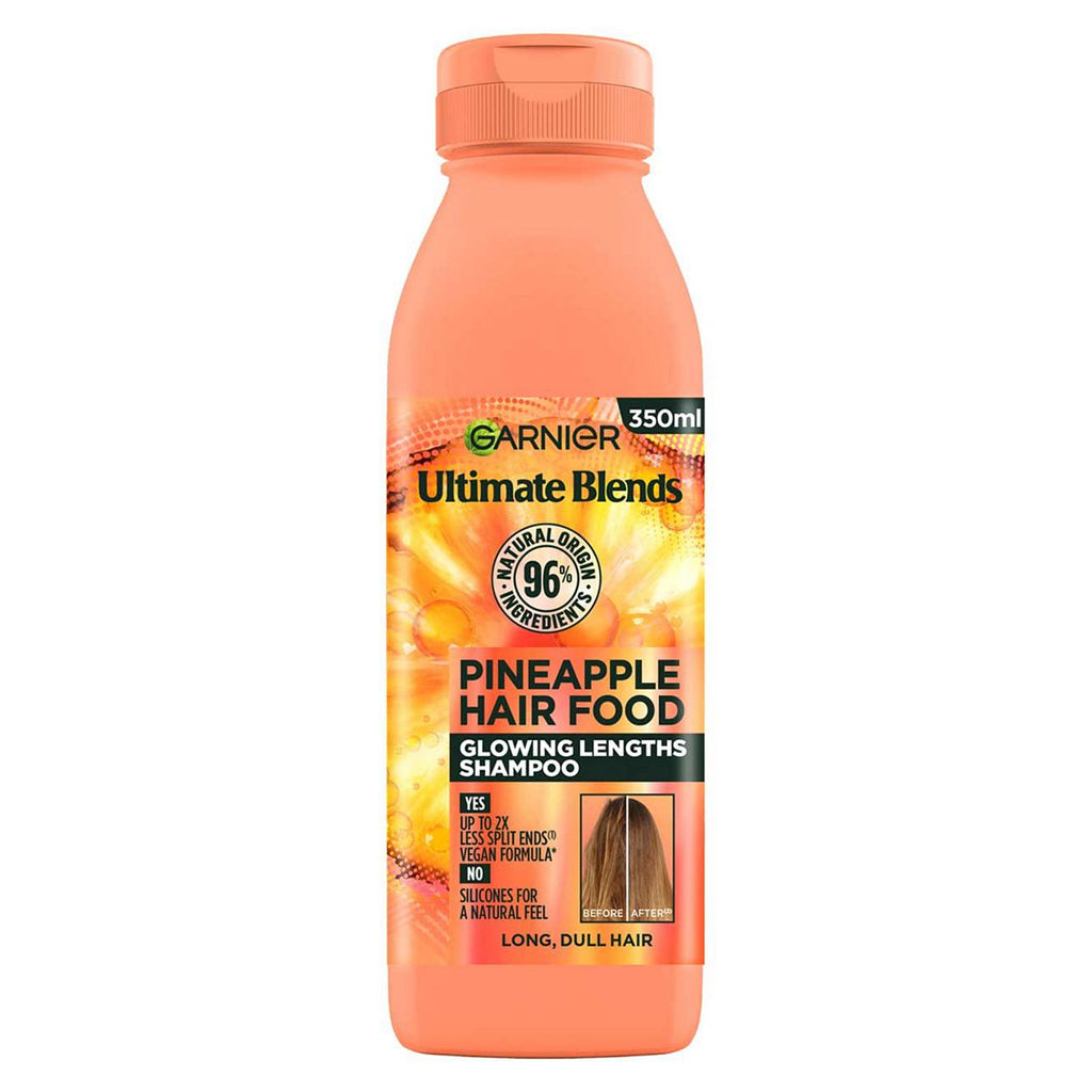 Garnier Ultimate Blends Glowing Lengths Pineapple & Amla Hair Food Shampoo for Long Dull Hair 350ml