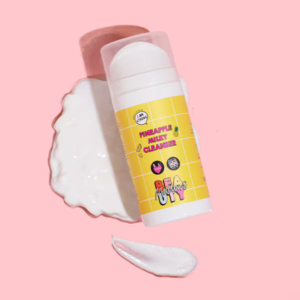 Mallows Beauty Pineapple Cream Cleanser 100 grams, imported from the UK