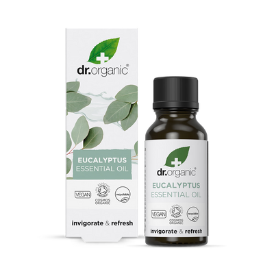 Dr Organic Huile essentielle pure d'eucalyptus pour aromathérapie 10ml
