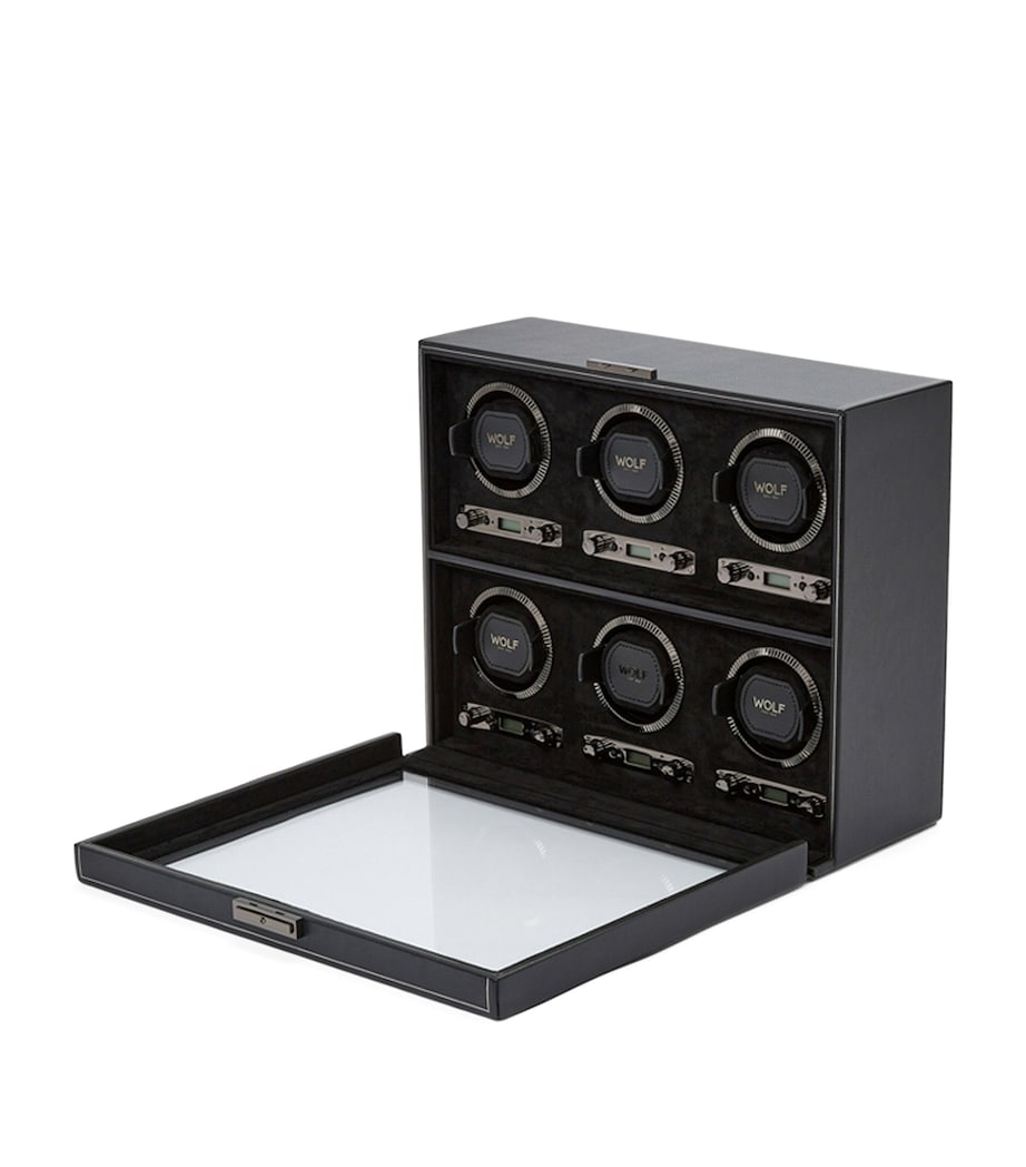 WOLF British Racing 6-piece watch winder (British brand)
