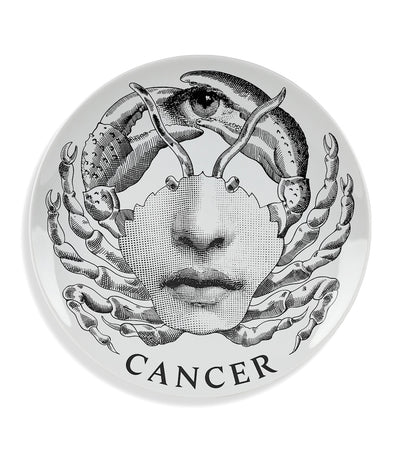 Harrods Fornasetti Tema e Variazioni Zodiaco No. 351 Decorative Wall Plate 26cm- Buy online at McGrocer