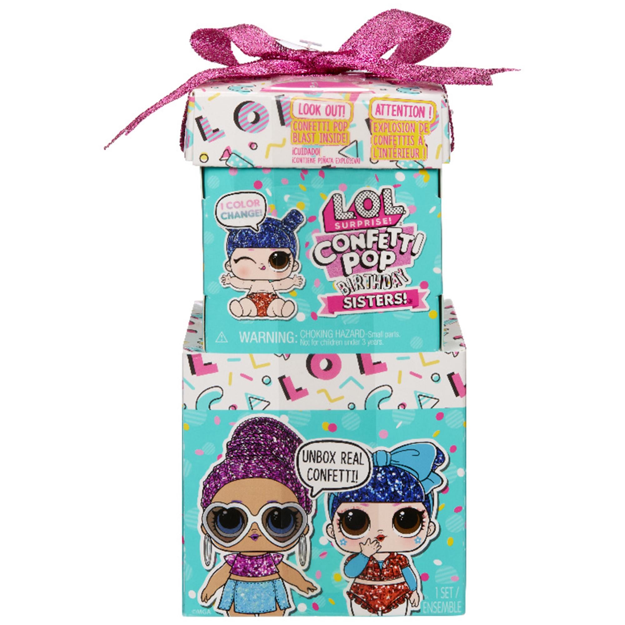 L.O.L. Surprise Confetti Pop Birthday Sisters GOODS Sainsburys   