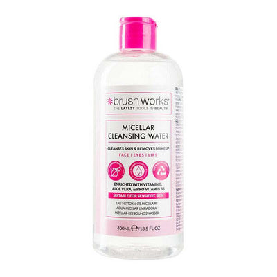 Agua micelar desmaquillante Brushworks 400 ml