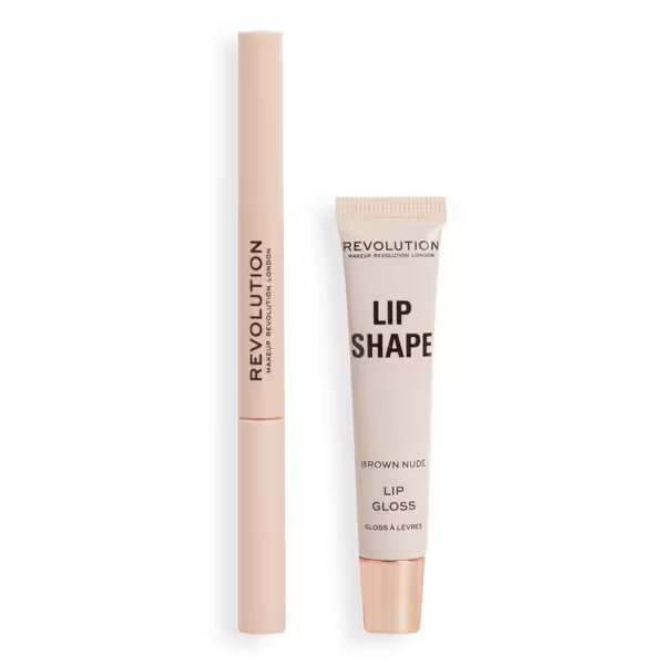 DNR Revolution Lip Shape Kit Brown Nude - British product