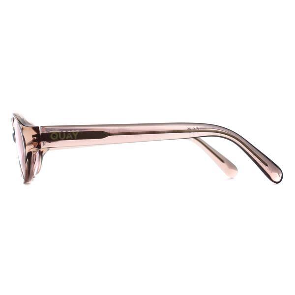 Quay Aura Points beige cat-eye sunglasses, UK version