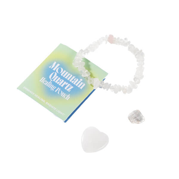 Myga gem pouch rock quartz - British product