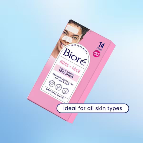 Bioré Deep Cleansing Pore Strips 7 Nose 7 Face - British product