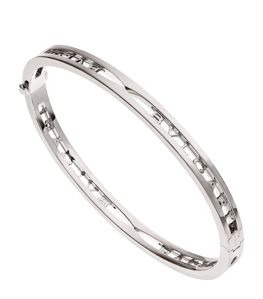 Bvlgari B.zero1 18kt white gold bangle - British product
