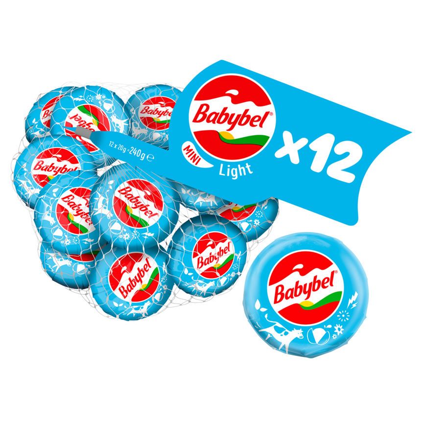 Mini Babybel Light Cheese Snack x12