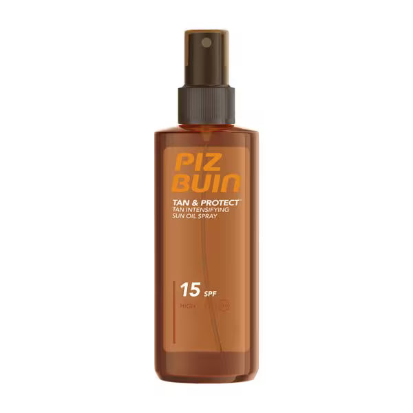 Piz Buin Tan Accelerating Oil SPF15 150ml, imported from the UK