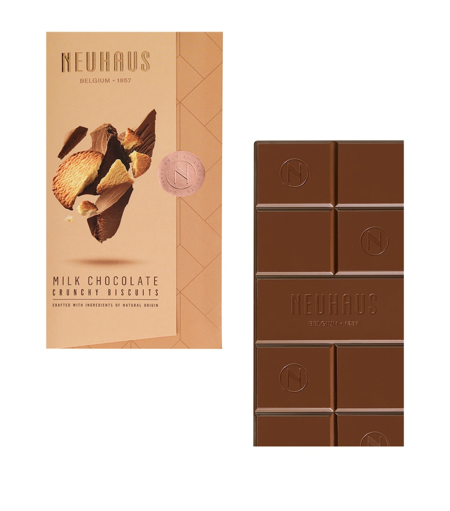 Neuhaus Crunchy Biscuits milk chocolate bar 100g - British product