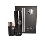 Alfa Romeo Black for Men EDT 15ml and Body Spray 150ml (British brand)