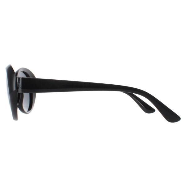 INVU B2022 black grey polarised women sunglasses oval frame, UK version