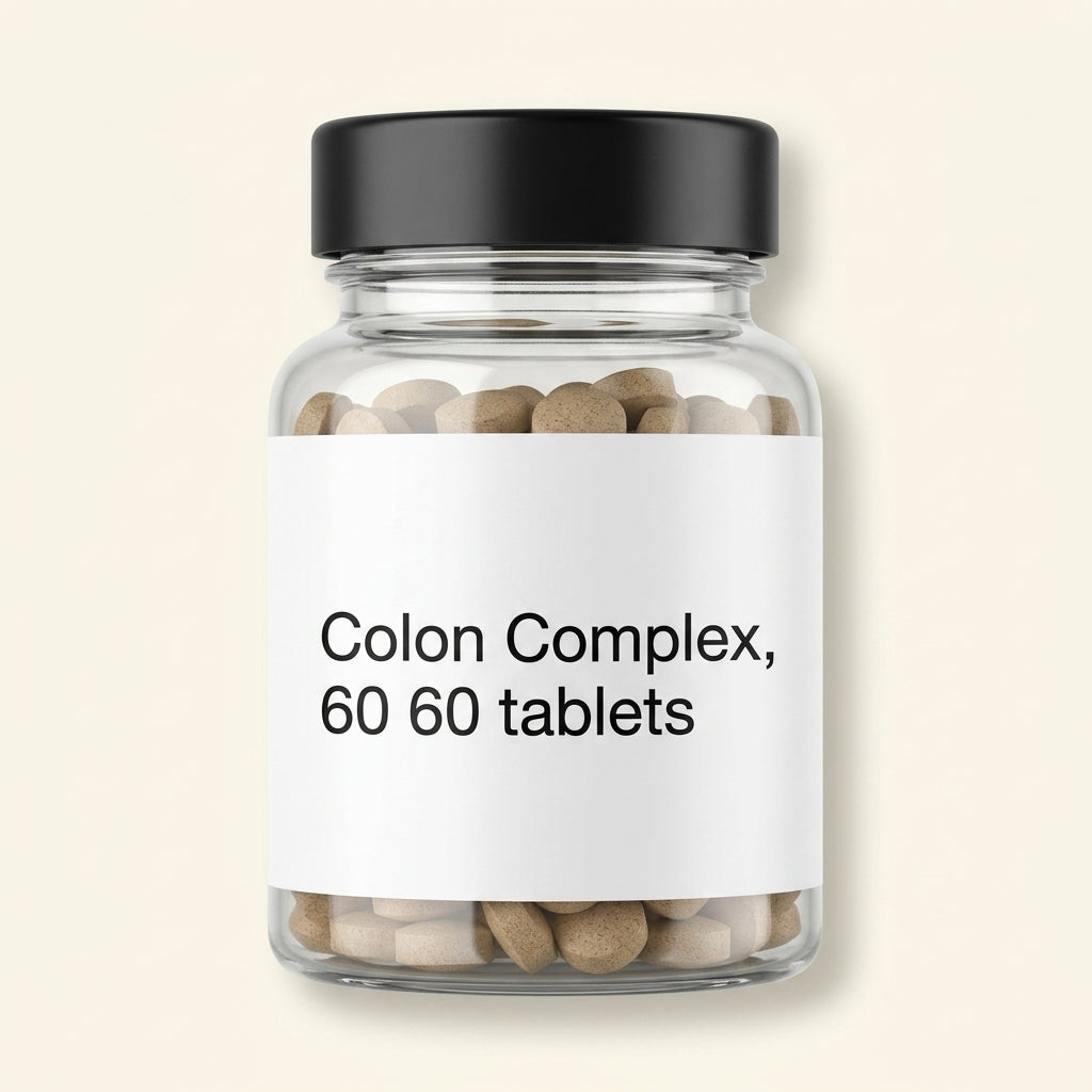 Holland & Barrett Colon Complex supplement tablets (British brand)