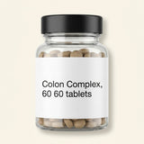 Holland & Barrett Colon Complex supplement tablets (British brand)