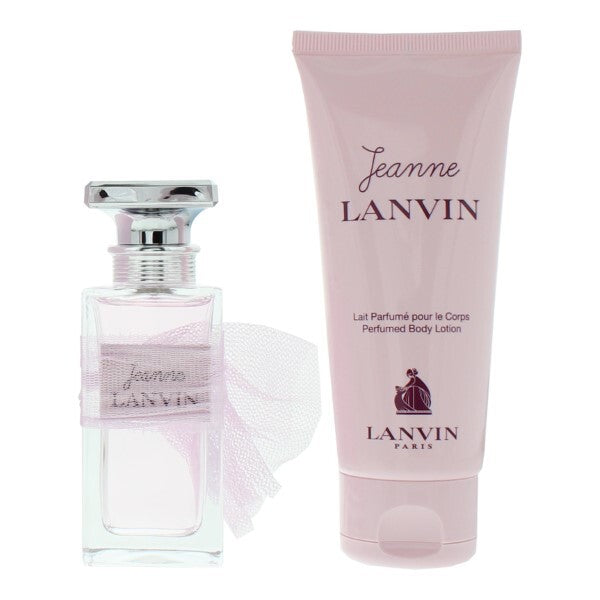 Lanvin Jeanne EDP and body lotion gift set, imported from the UK