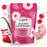 I Love Glazed Raspberry bath salts 500g, imported from the UK