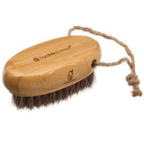 Hydrea London bamboo hand and nail brush with cactus and natural bristle (British brand)