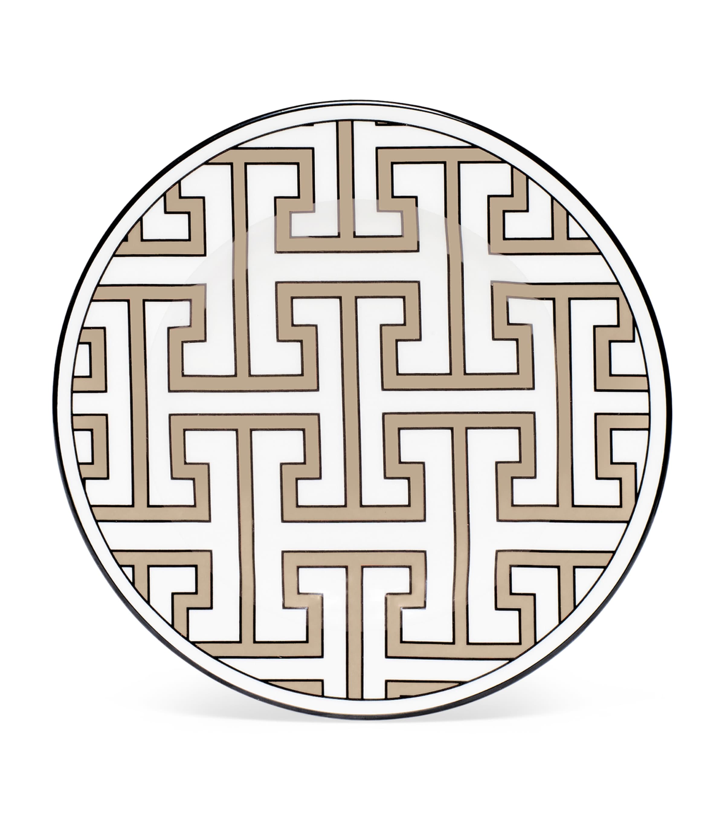 O.W. London Maze pattern tea plate 16.5cm, imported from the UK