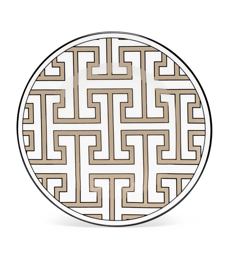 O.W. London Maze pattern tea plate 16.5cm, imported from the UK